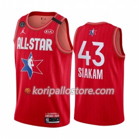 Toronto Raptors Pascal Siakam 43 2020 All-Star Jordan Brand Punainen Miesten Pelipaidat Swingman 